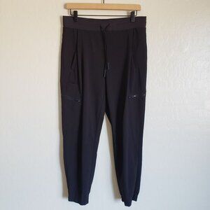 Athleta Venture Jogger Pants Black Size Women's 8 Athleisure Hiking Quick-Dry